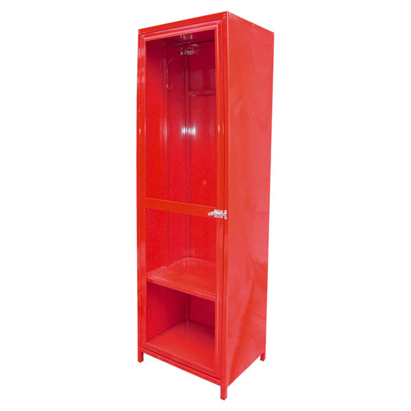 GABINETE LÁMINA PARA 2 TRAJES DE BOMBERO ROMAK ROJO 2 E/BOMBERO 180 X 60 X 40 CM